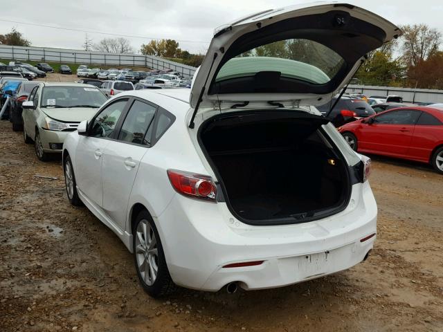 JM1BL1K57B1392440 - 2011 MAZDA 3 S WHITE photo 3