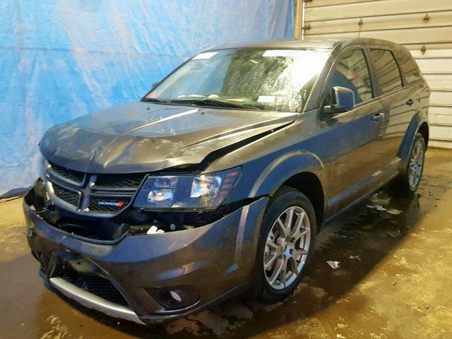 3C4PDDEG9KT771241 - 2019 DODGE JOURNEY GT GRAY photo 2