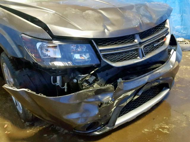 3C4PDDEG9KT771241 - 2019 DODGE JOURNEY GT GRAY photo 9