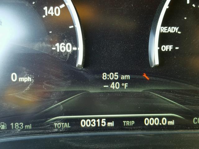 5UXTR7C50KLF25243 - 2019 BMW X3 SDRIVE3 BLUE photo 8