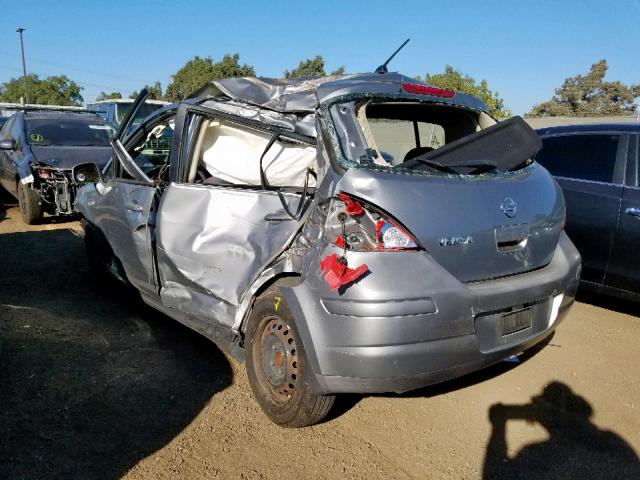 3N1BC13E47L460467 - 2007 NISSAN VERSA S SILVER photo 3