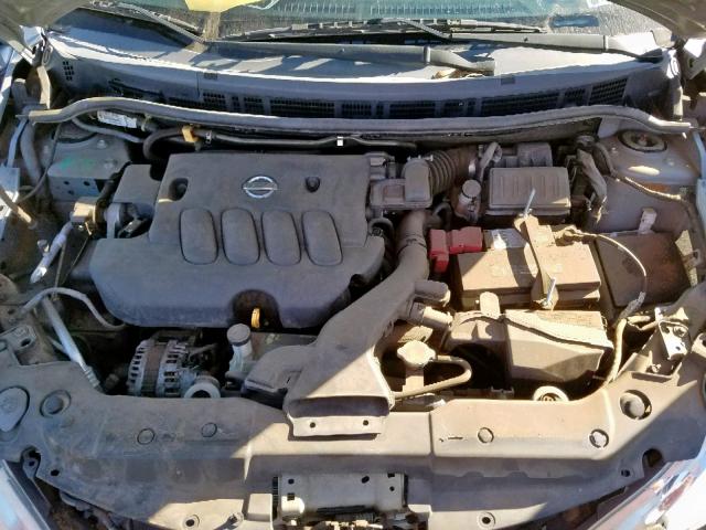 3N1BC13E47L460467 - 2007 NISSAN VERSA S SILVER photo 7