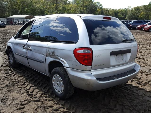 1C4GJ25B53B122234 - 2003 CHRYSLER VOYAGER SILVER photo 3