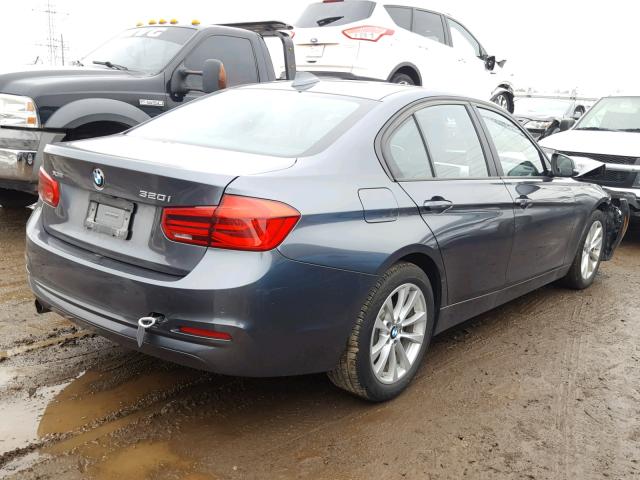 WBA8E5G35HNU43127 - 2017 BMW 320 XI GRAY photo 4