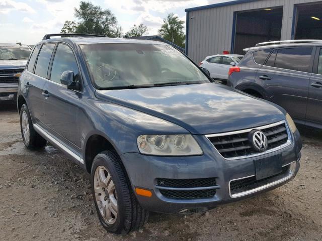 WVGCM77L15D015600 - 2005 VOLKSWAGEN TOUAREG 4. BLUE photo 1