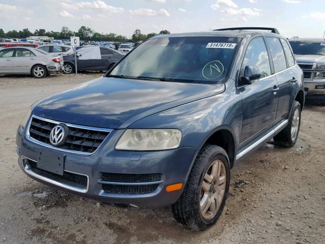 WVGCM77L15D015600 - 2005 VOLKSWAGEN TOUAREG 4. BLUE photo 2