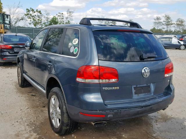 WVGCM77L15D015600 - 2005 VOLKSWAGEN TOUAREG 4. BLUE photo 3