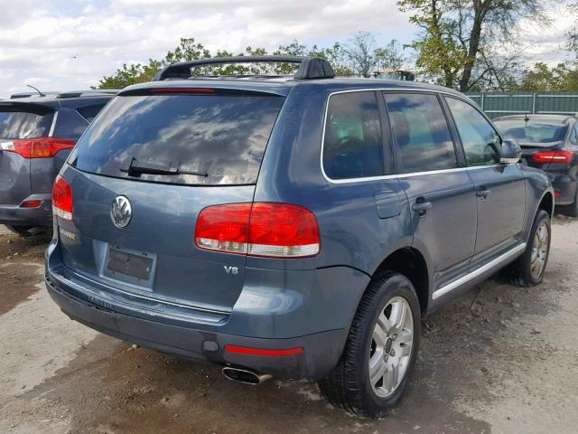 WVGCM77L15D015600 - 2005 VOLKSWAGEN TOUAREG 4. BLUE photo 4