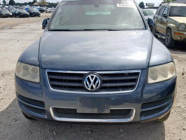 WVGCM77L15D015600 - 2005 VOLKSWAGEN TOUAREG 4. BLUE photo 9