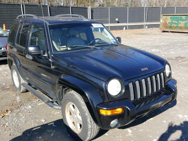 1J4GL58KX2W323832 - 2002 JEEP LIBERTY LI BLACK photo 1