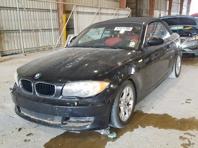 WBAUL73568VE89298 - 2008 BMW 128 I BLACK photo 2