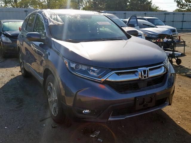 7FARW2H87KE001389 - 2019 HONDA CR-V EXL GRAY photo 1