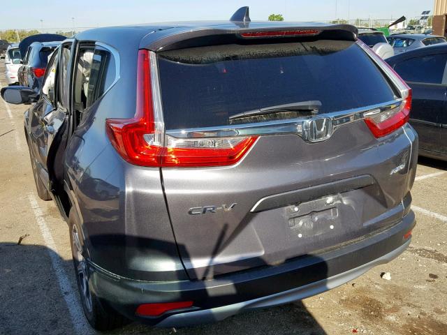 7FARW2H87KE001389 - 2019 HONDA CR-V EXL GRAY photo 3