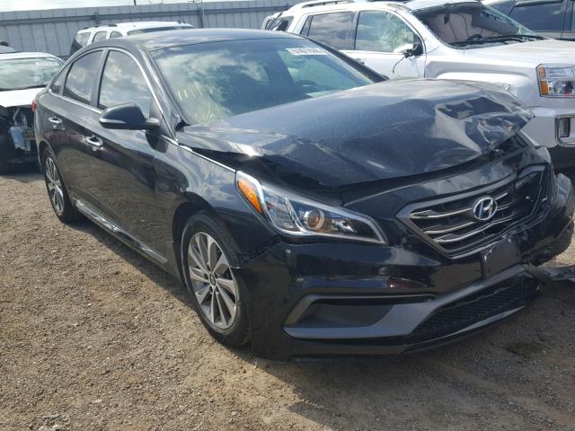 5NPE34AF0FH178414 - 2015 HYUNDAI SONATA SPO BLACK photo 1