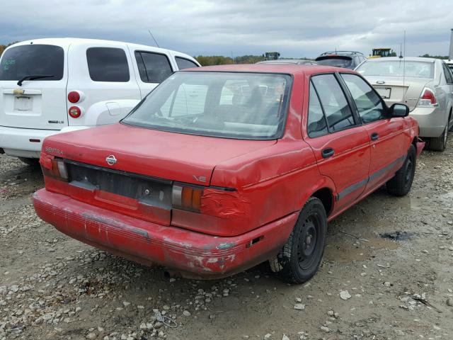 1N4EB31F1RC700938 - 1994 NISSAN SENTRA E RED photo 4