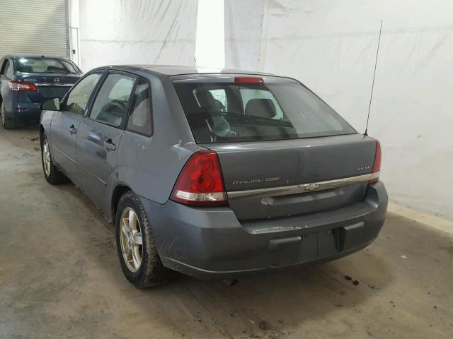1G1ZT64875F241861 - 2005 CHEVROLET MALIBU MAX ნაცრისფერი ფოტო 3
