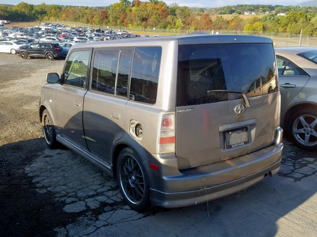 JTLKT324150194910 - 2005 TOYOTA SCION XB 灰色 照片 3
