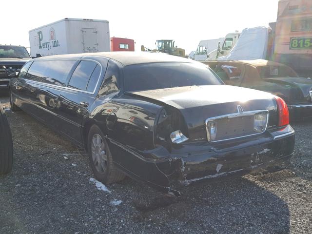 2L1FL8JW8BX751254 - 2011 LINCOLN TOWN CAR E BLACK photo 3