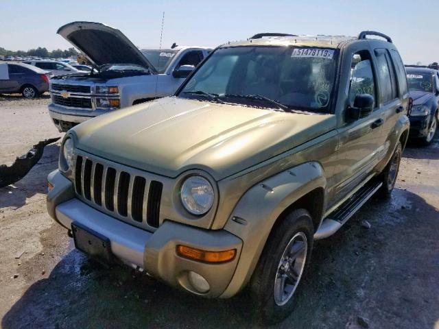 1J4GL38K83W533223 - 2003 JEEP LIBERTY RE GREEN photo 2