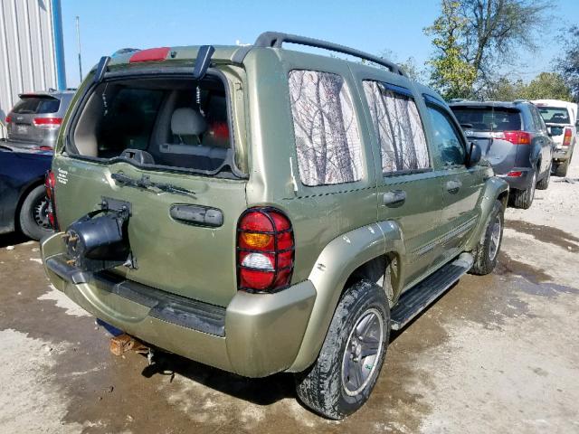 1J4GL38K83W533223 - 2003 JEEP LIBERTY RE GREEN photo 4