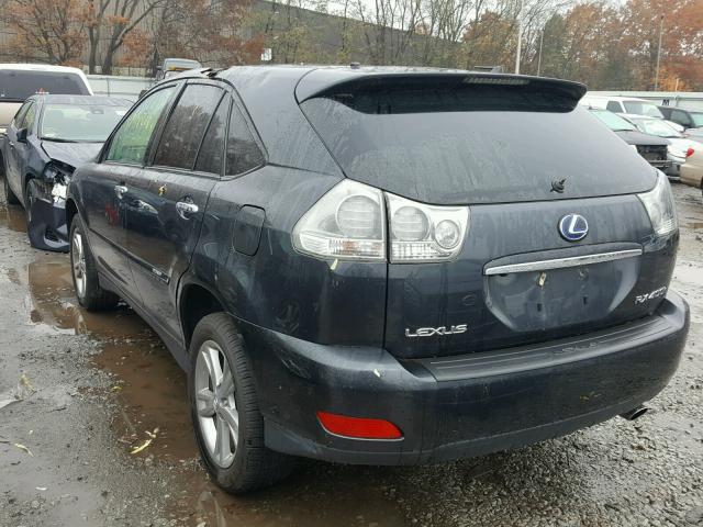 JTJHW31U682057157 - 2008 LEXUS RX 400H GRAY photo 3