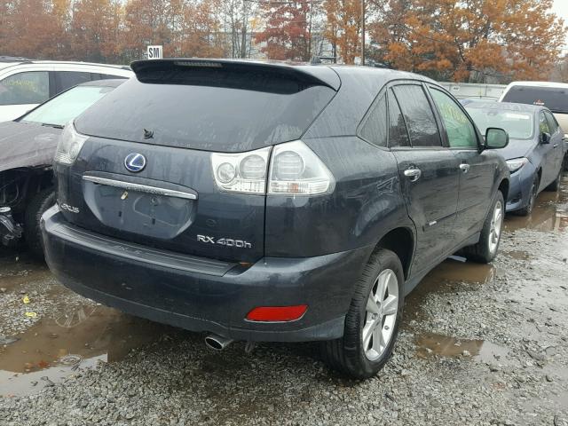 JTJHW31U682057157 - 2008 LEXUS RX 400H GRAY photo 4