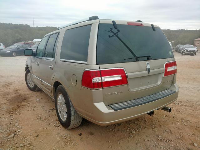 5LMFU28557LJ17827 - 2007 LINCOLN NAVIGATOR GOLD photo 3