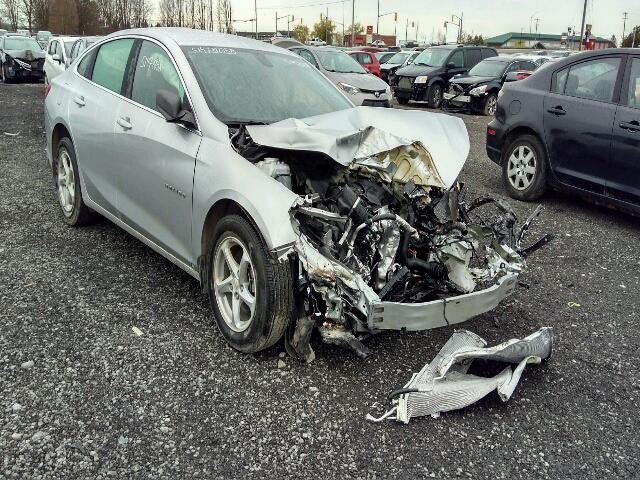 1G1ZB5ST6JF221566 - 2018 CHEVROLET MALIBU LS SILVER photo 1