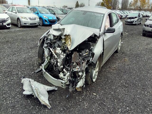 1G1ZB5ST6JF221566 - 2018 CHEVROLET MALIBU LS SILVER photo 2