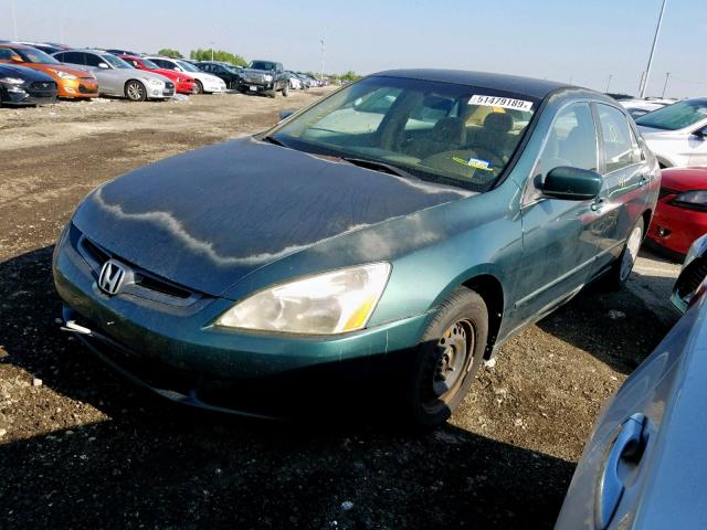 JHMCM56323C044275 - 2003 HONDA ACCORD LX GREEN photo 2