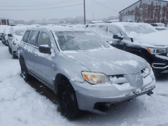 JA4LX31F55U007159 - 2005 MITSUBISHI OUTLANDER GRAY photo 1