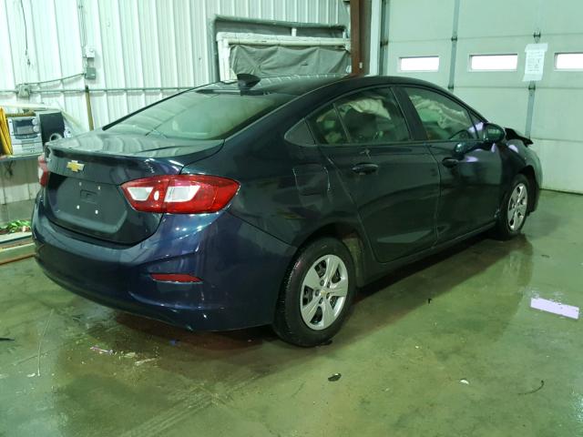 1G1BC5SM4G7232866 - 2016 CHEVROLET CRUZE LS BLUE photo 4