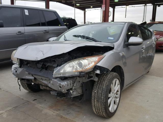 JM1BL1W50B1364280 - 2011 MAZDA 3 S GRAY photo 2