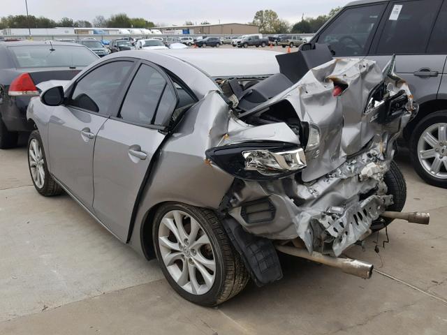 JM1BL1W50B1364280 - 2011 MAZDA 3 S GRAY photo 3