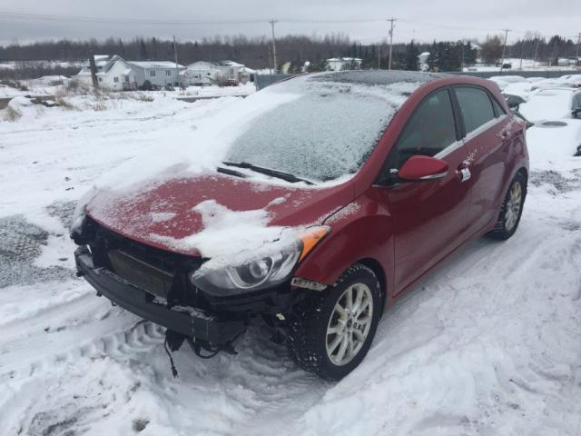 KMHD35LH8EU222501 - 2014 HYUNDAI ELANTRA GT RED photo 2