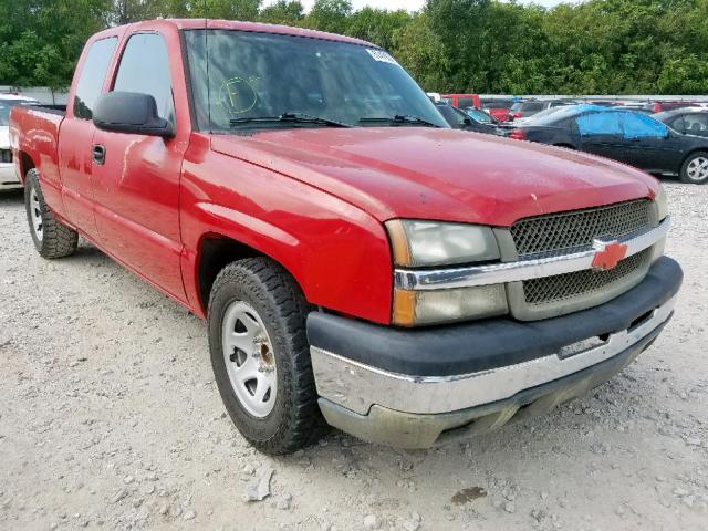 2GCEC19T951120455 - 2005 CHEVROLET SILVERADO RED photo 1