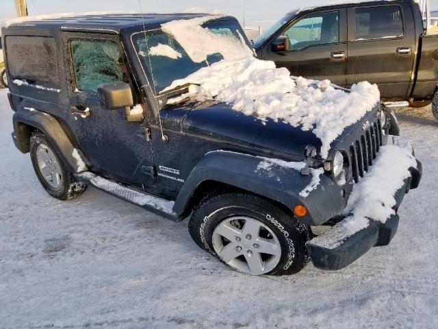 1C4AJWAG3EL151372 - 2014 JEEP WRANGLER S შავი ფოტო 1