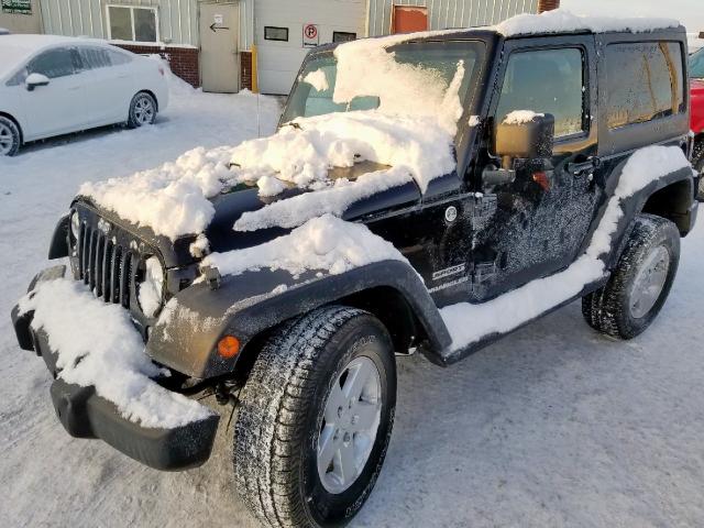 1C4AJWAG3EL151372 - 2014 JEEP WRANGLER S შავი ფოტო 2