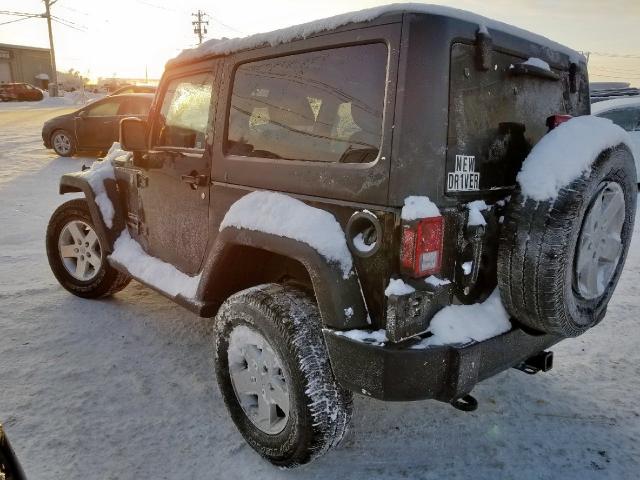 1C4AJWAG3EL151372 - 2014 JEEP WRANGLER S შავი ფოტო 3