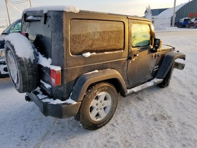 1C4AJWAG3EL151372 - 2014 JEEP WRANGLER S შავი ფოტო 4