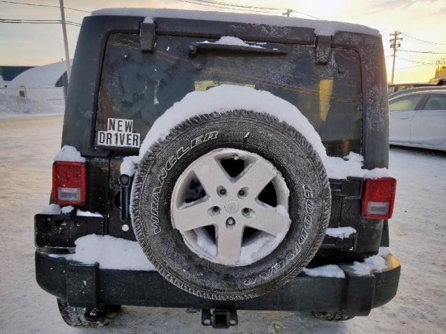 1C4AJWAG3EL151372 - 2014 JEEP WRANGLER S შავი ფოტო 6