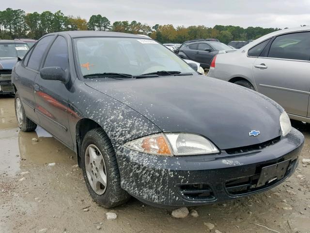 1G1JC524217162044 - 2001 CHEVROLET CAVALIER B BLACK photo 1