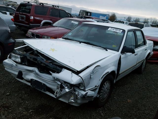 1G4AG55M9R6482627 - 1994 BUICK CENTURY SP WHITE photo 2