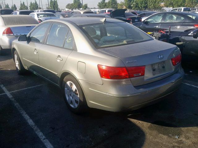 5NPET46C79H526292 - 2009 HYUNDAI SONATA GLS GREEN photo 3