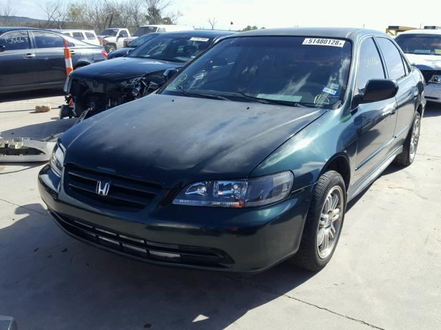 1HGCF86691A032187 - 2001 HONDA ACCORD VAL GREEN photo 2