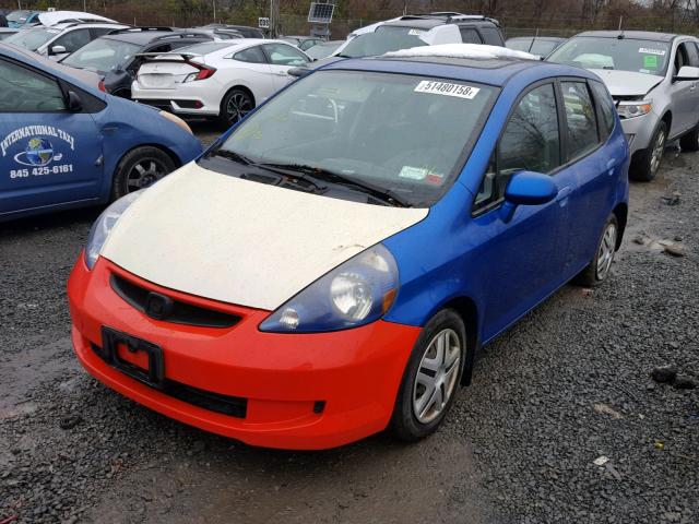 JHMGD374X8S025757 - 2008 HONDA FIT BLUE photo 2