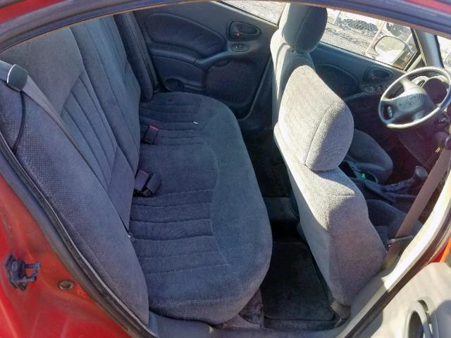 1G2NF52EXYC519694 - 2000 PONTIAC GRAND AM S RED photo 6
