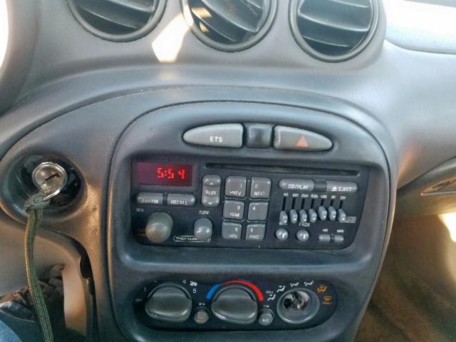 1G2NF52EXYC519694 - 2000 PONTIAC GRAND AM S RED photo 9