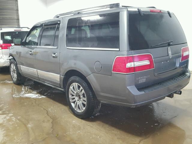 5LMJJ3J56AEJ07936 - 2010 LINCOLN NAVIGATOR 灰色 照片 3