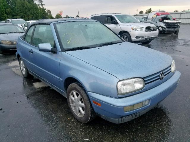 3VWBA81E7WM803731 - 1998 VOLKSWAGEN CABRIO GLS BLUE photo 1